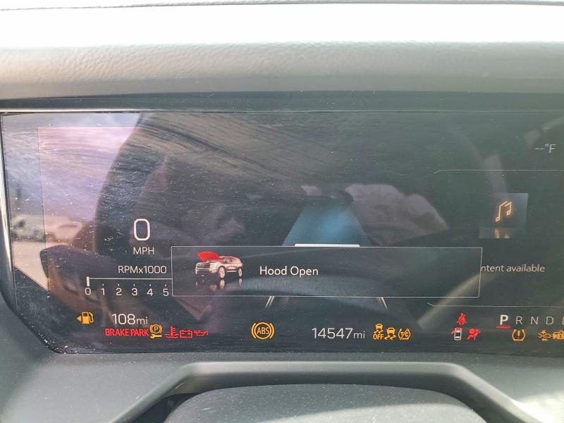 2025 Gmc Acadia VIN 1GKENKRS7SJ189769 COPART salvage auction — FRONT END, Tx - Salvage Vehicle Title, sold $9,800 on 2026-07-24 (photo 9)