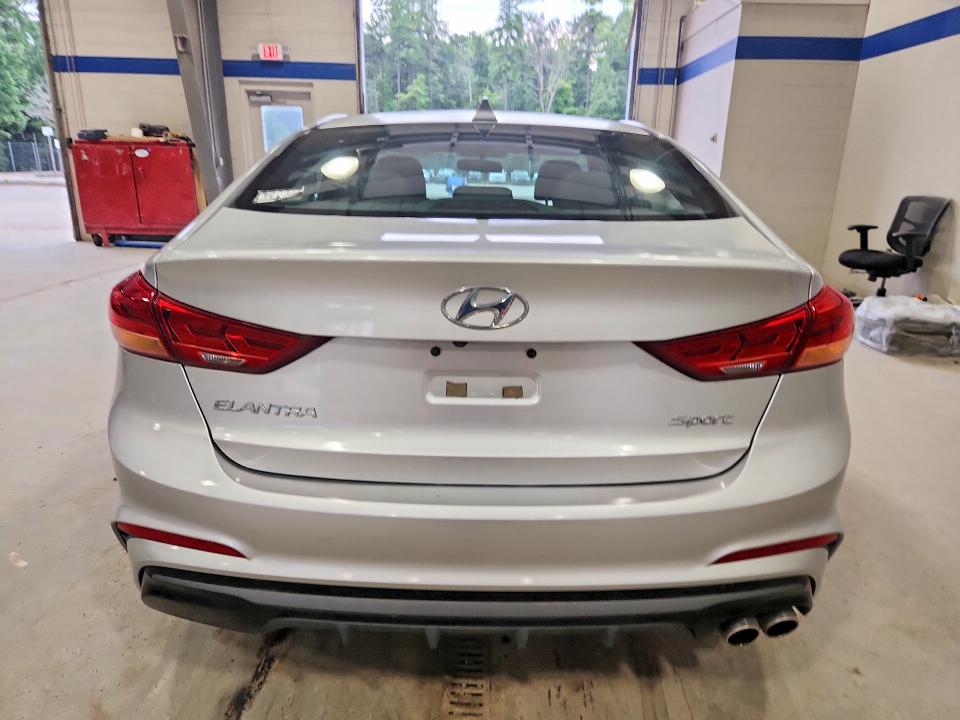 2017 Hyundai Elantra VIN KMHD04LB5HU322817 COPART salvage auction — MECHANICAL, Va - Certificate Of Title (P), sold $5,300 on 2026-07-31 (photo 6)