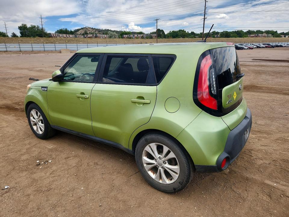 2014 Kia Soul VIN KNDJP3A52E7715128 COPART salvage auction — MECHANICAL, Co - Dis/Dlr/Exp Only Clean Title, sold $350 on 2026-07-13 (photo 2)