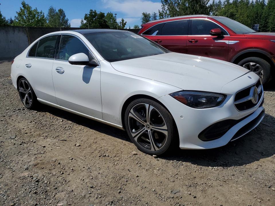 2022 Mercedes-benz C class VIN W1KAF4HB4NR018493 COPART salvage auction — FRONT END, Wa - Affidavit In Lieu Of Title, sold $16,600 on 2026-08-11 (photo 4)