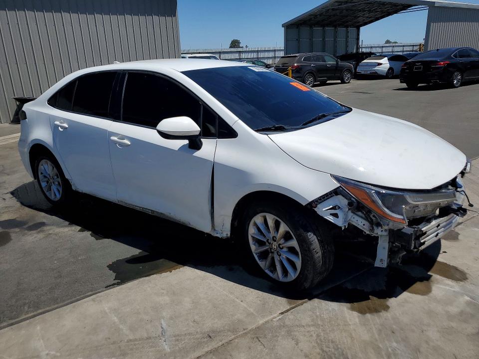 2021 Toyota Corolla VIN JTDVPMAE2MJ137735 COPART salvage auction — FRONT END, CA - CERTIFICATE OF TITLE, sold $7,100 on 2026-08-25 (photo 4)