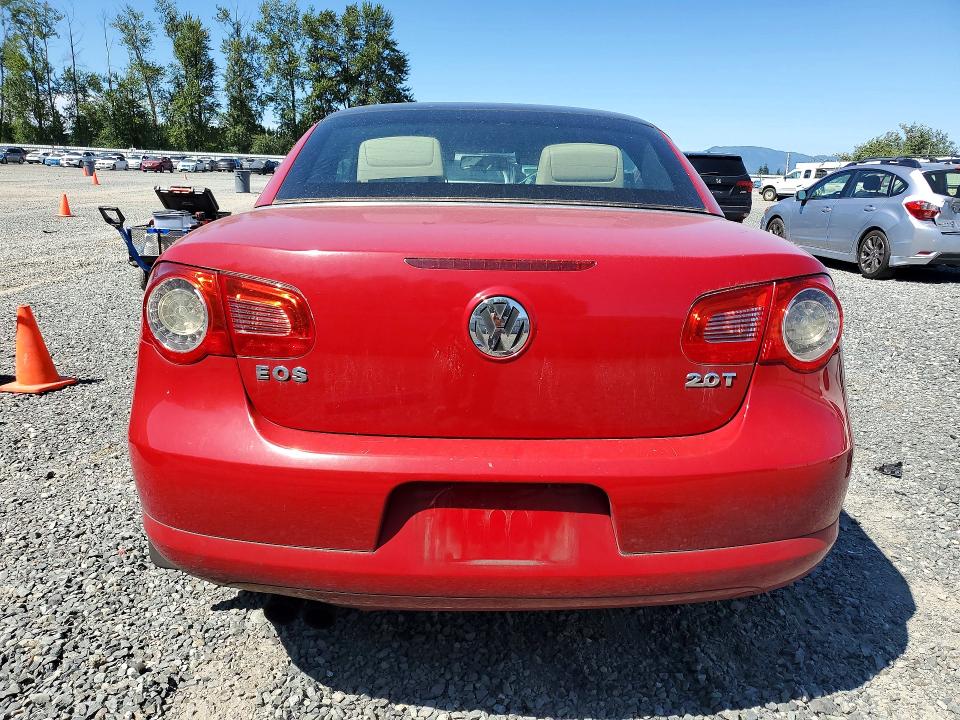 2007 Volkswagen Eos VIN WVWBA71F47V048616 COPART salvage auction — FRONT END, WA - BILL OF SALE, sold $300 on 2026-07-27 (photo 6)