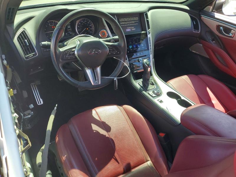 2019 Infiniti Q60 VIN JN1FV7EK2KM360058 COPART salvage auction — SIDE, CA - SALVAGE CERTIFICATE, sold $8,300 on 2026-08-11 (photo 8)