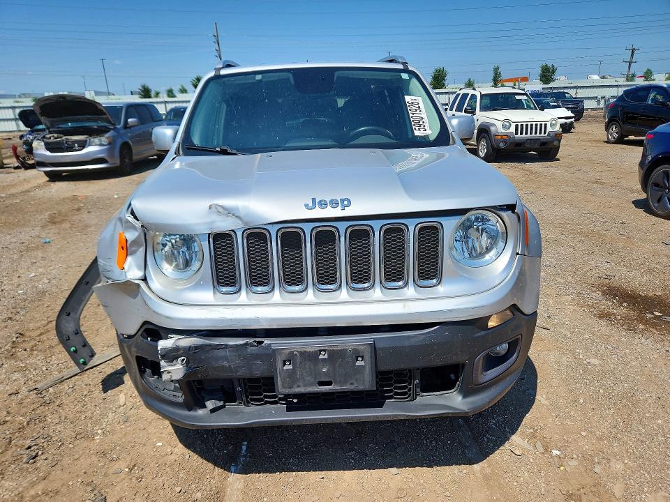 2015 Jeep Renegade VIN ZACCJBDT0FPB60200 COPART salvage auction — FRONT END, Il - Salvage Certificate, sold $1,900 on 2026-08-15 (photo 5)