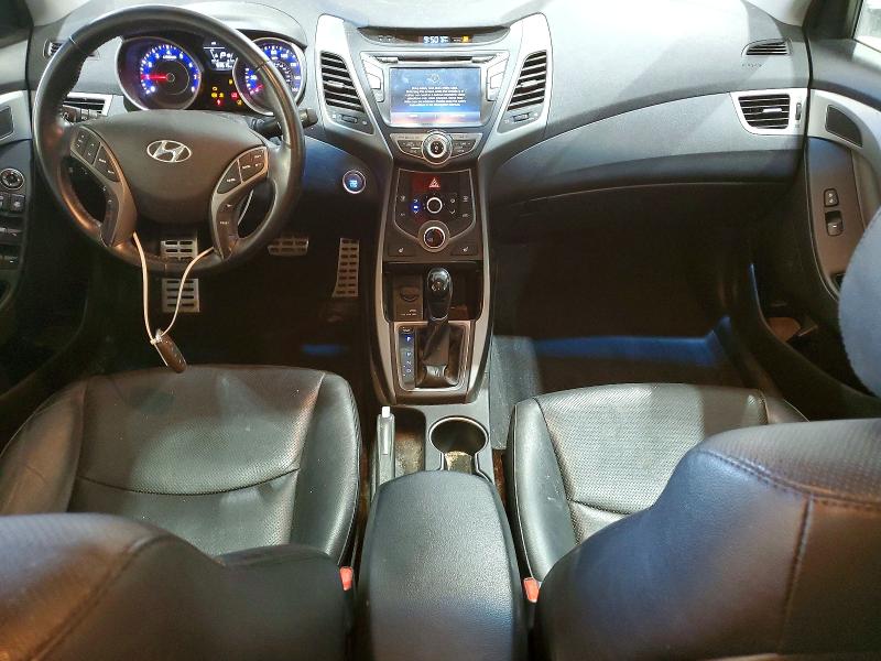 2015 Hyundai Elantra VIN KMHDH4AH9FU233233 COPART salvage auction — FRONT END, Ny - Mv-907A Salvage Certificate, sold $1,300 on 2026-07-20 (photo 8)