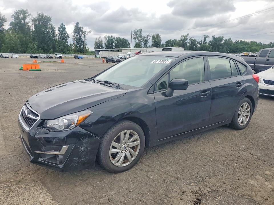 2015 Subaru Impreza VIN JF1GPAC65F8314016 COPART salvage auction — FRONT END, Or - Salvage Title Certificate, sold $175 on 2026-07-29 (photo 1)