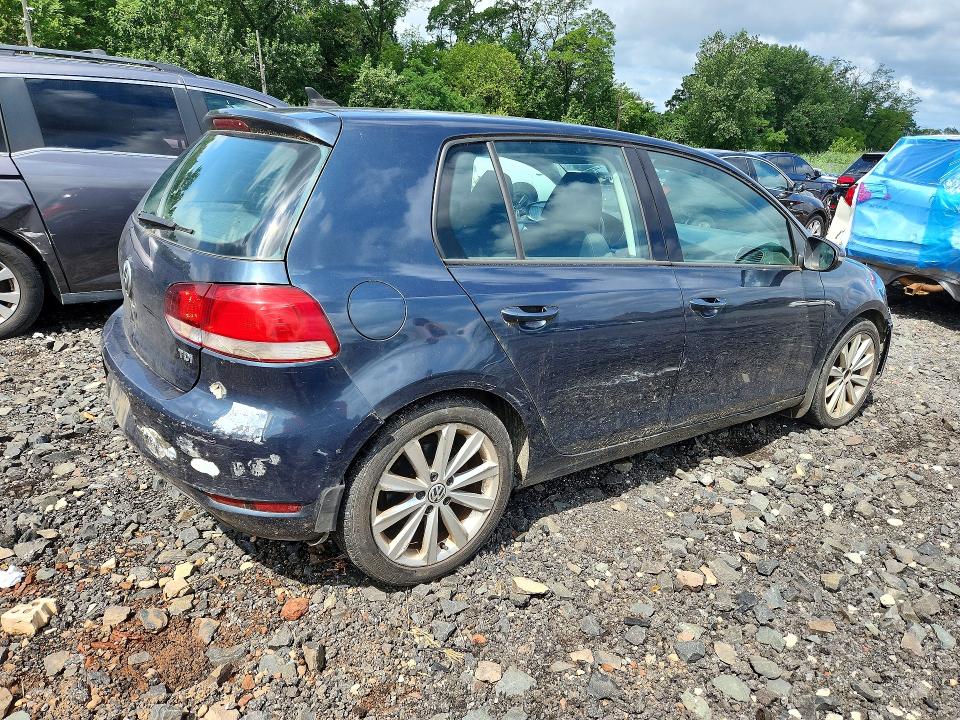 2012 Volkswagen Golf VIN WVWNM7AJ4CW160541 COPART salvage auction — FRONT END, Ma - Certificate Of Title, sold $475 on 2026-08-13 (photo 3)