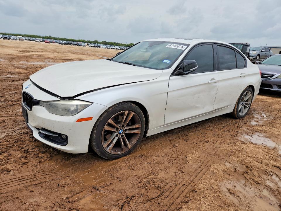 2013 BMW 3 series VIN WBA3A5C52DF351944 COPART salvage auction — SIDE, TX - CERTIFICATE OF TITLE, sold $325 on 2026-07-23 (photo 1)
