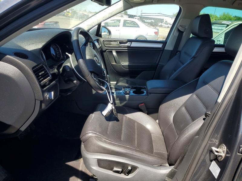 2011 Volkswagen Touareg VIN WVGFF9BP5BD004592 COPART salvage auction — FRONT END, Ca - Salvage Certificate, sold $1,400 on 2026-08-11 (photo 7)