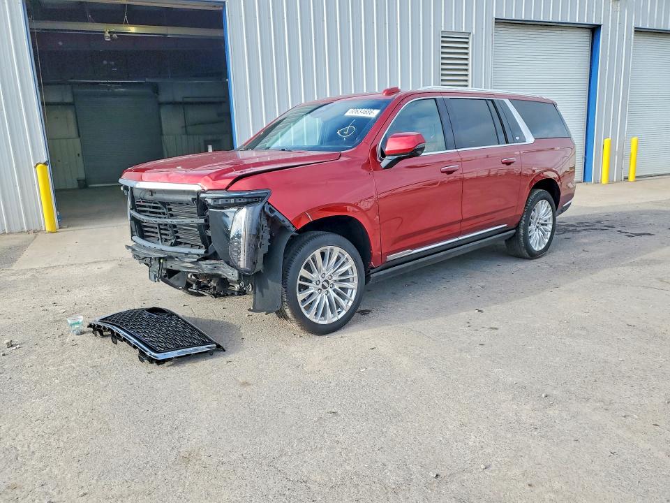 2026 Cadillac Escalade VIN 1GYS9KKL3TR141060 COPART salvage auction — FRONT END, Ny - Mv-907A Salvage Certificate, sold $60,500 on 2026-07-22 (photo 1)