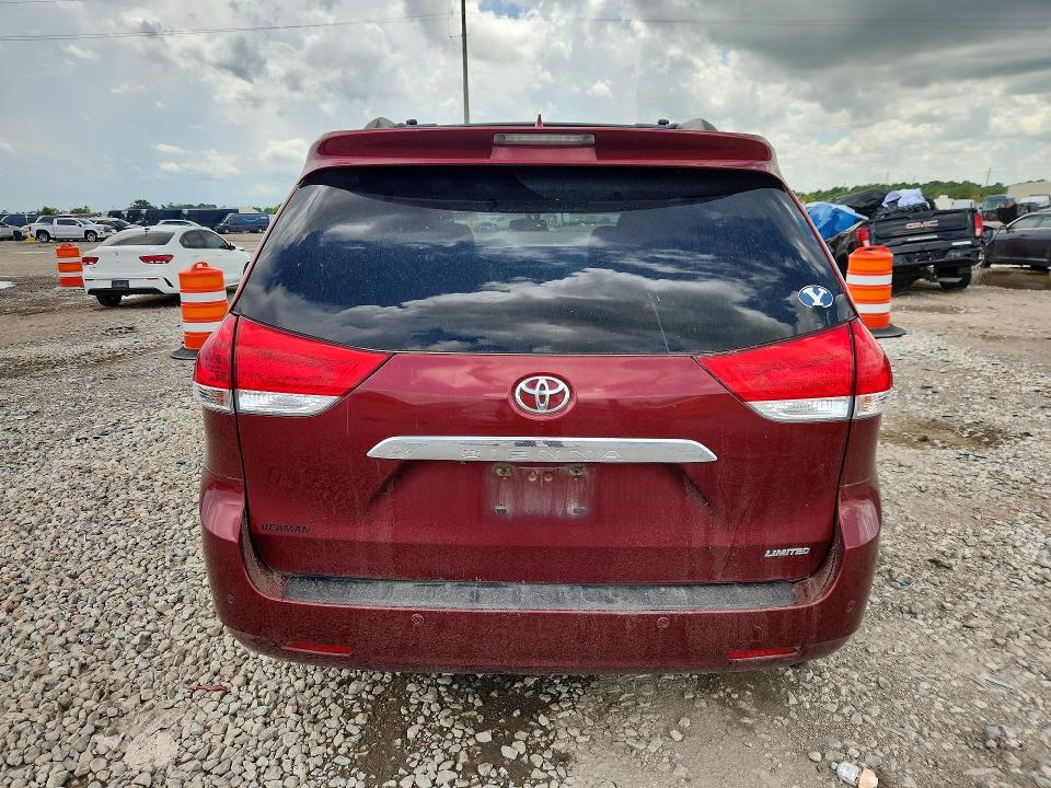 2012 Toyota Sienna VIN 5TDYK3DC0CS207962 COPART salvage auction — FRONT END, Ut - Certificate Of Title, sold $2,300 on 2026-07-16 (photo 6)