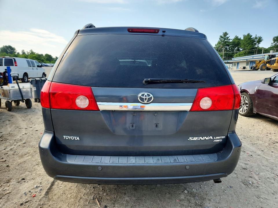 2010 Toyota Sienna VIN 5TDDK4CC0AS032602 COPART salvage auction — WATER/FLOOD, MA - CERT OF TITLE-RECONSTRCTD COLL, sold $80 on 2026-07-20 (photo 6)