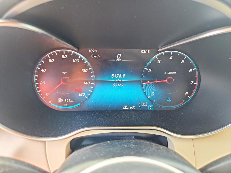 2021 Mercedes-benz VIN W1N0G8DB9MV262834 COPART salvage auction — FRONT END, Tx - Salvage Vehicle Title, sold $2,550 on 2026-07-28 (photo 9)