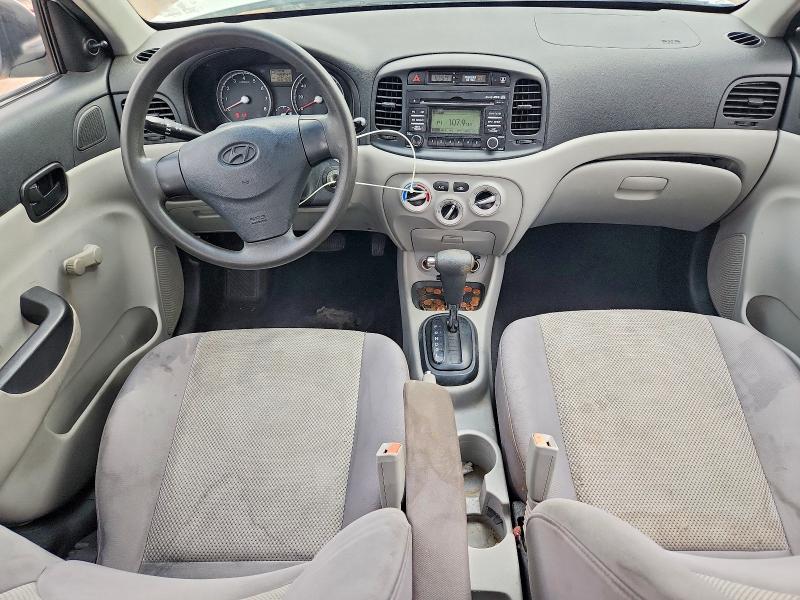 2010 Hyundai Accent VIN KMHCN4AC6AU486446 COPART salvage auction — FRONT END, VA - CERT OF TITLE - SALVAGE, sold $425 on 2026-07-20 (photo 8)