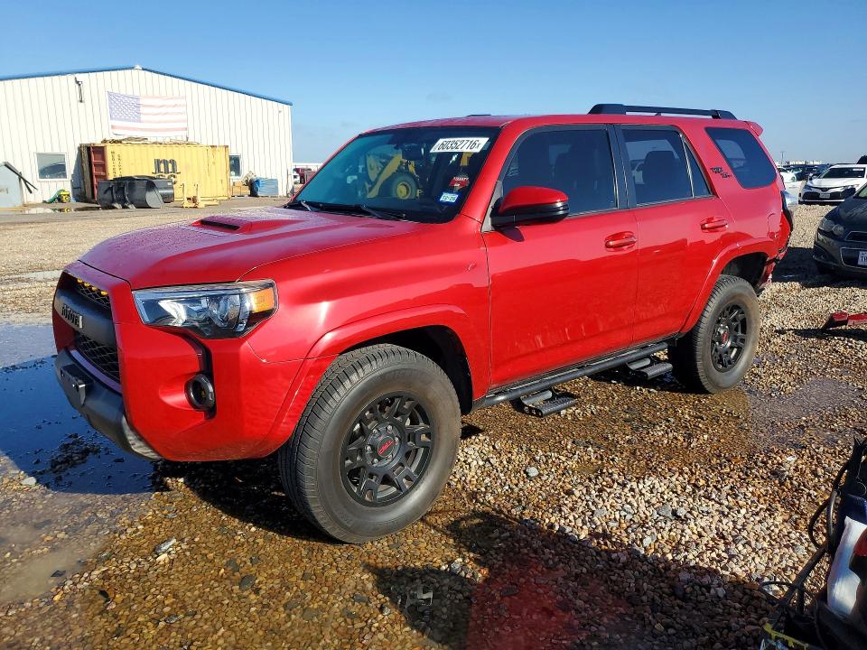 2019 Toyota 4runner VIN JTEBU5JR1K5638475 COPART salvage auction — REAR END, Tx - Salvage Vehicle Title, sold $11,200 on 2026-07-28 (photo 1)