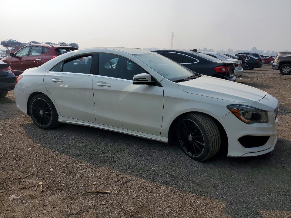 2015 Mercedes-benz Cla-class VIN WDDSJ4GB4FN217492 COPART salvage auction — VANDALISM, On - Permit No Brand - Unfit, sold $150 on 2026-07-28 (photo 4)