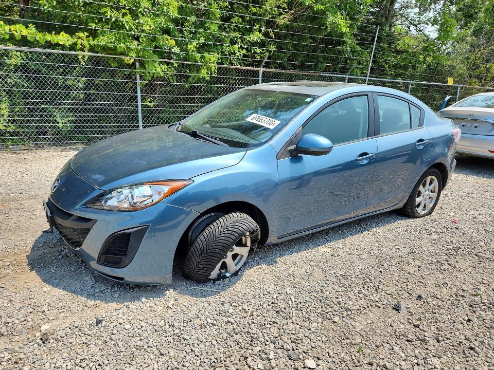 2010 Mazda 3 VIN JM1BL1SFXA1263745 COPART salvage auction — FRONT END, OH - CERT OF TITLE-SALVAGE, sold $225 on 2026-07-22 (photo 1)