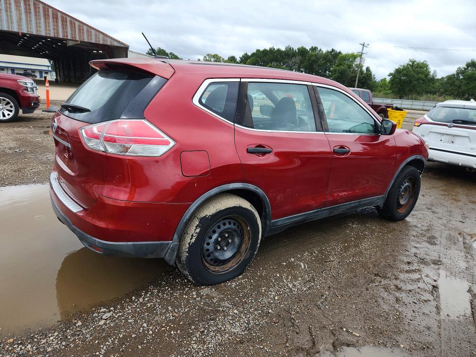 2016 Nissan Rogue VIN KNMAT2MT1GP664823 COPART salvage auction — FRONT END, LA - CERTIFICATE OF TITLE (P), sold $675 on 2026-07-31 (photo 3)