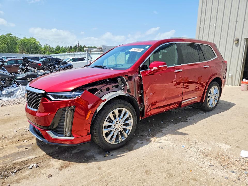 2024 Cadillac Xt6 VIN 1GYKPDRS6RZ756242 COPART salvage auction — FRONT END, Wi - Cert Of Title-Claim Paid, sold $17,900 on 2026-07-27 (photo 1)