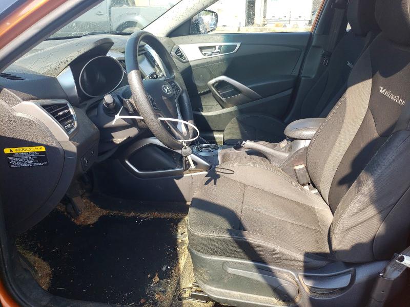 2016 Hyundai Veloster VIN KMHTC6AD5GU252995 COPART salvage auction — FRONT END, Ct - Cert Of Title-Salvage, sold $475 on 2026-07-24 (photo 7)