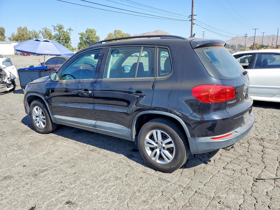 2016 Volkswagen Tiguan VIN WVGAV7AX8GW518970 COPART salvage auction — MINOR DENT/SCRATCHES, Ca - Dis/Dlr/Exp Only Clean Title (P), sold $1,300 on 2026-07-30 (photo 2)