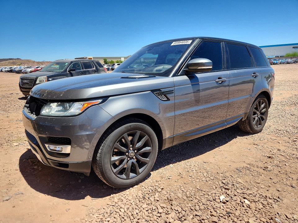 2016 Land rover Range rover sport VIN SALWR2PF4GA115168 COPART salvage auction — FRONT END, AZ - CERT OF TITLE - SALVAGE, sold $3,300 on 2026-08-01 (photo 1)