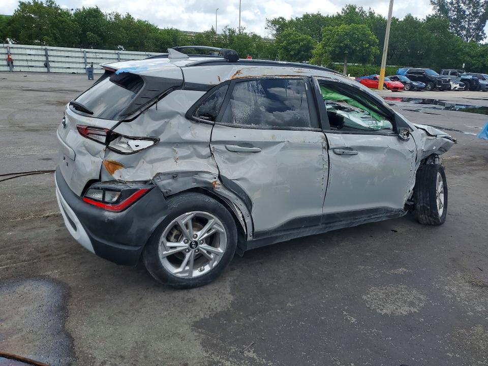 2022 Hyundai Kona VIN KM8K62AB6NU870429 COPART salvage auction — FRONT END, Fl - Certificate Of Title (P), sold $2,600 on 2026-07-29 (photo 3)