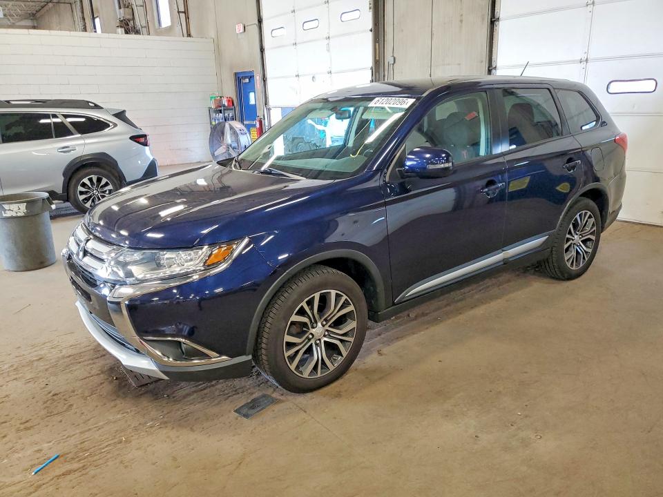 2016 Mitsubishi Outlander VIN JA4AZ3A38GZ062413 COPART salvage auction — HAIL, Mn - Cert Of Title-Salvage, sold $325 on 2026-07-28 (photo 1)