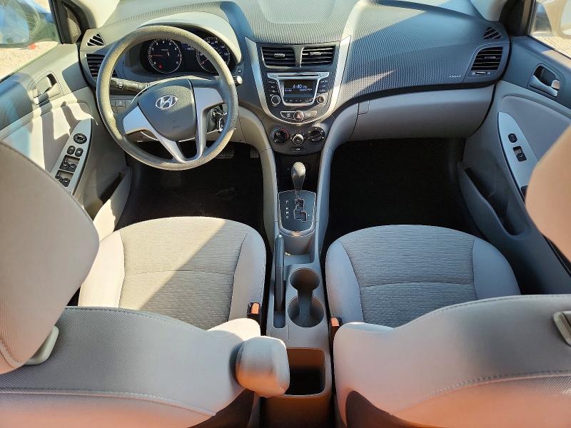 2017 Hyundai Accent VIN KMHCT4AE5HU312871 COPART salvage auction — FRONT END, Ca - Salvage Certificate, sold $150 on 2026-07-28 (photo 8)