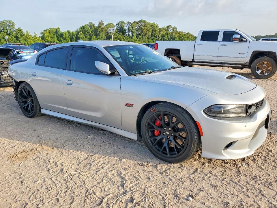 2019 Dodge Charger VIN 2C3CDXGJ9KH661781 COPART salvage auction — REAR END, TX - SALVAGE VEHICLE TITLE (P), sold $8,600 on 2026-07-28 (photo 4)