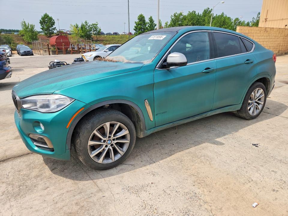 2018 BMW X6 VIN 5UXKU0C52J0G69717 COPART salvage auction — FRONT END, Az - Certificate Of Title, sold $2,350 on 2026-07-31 (photo 1)
