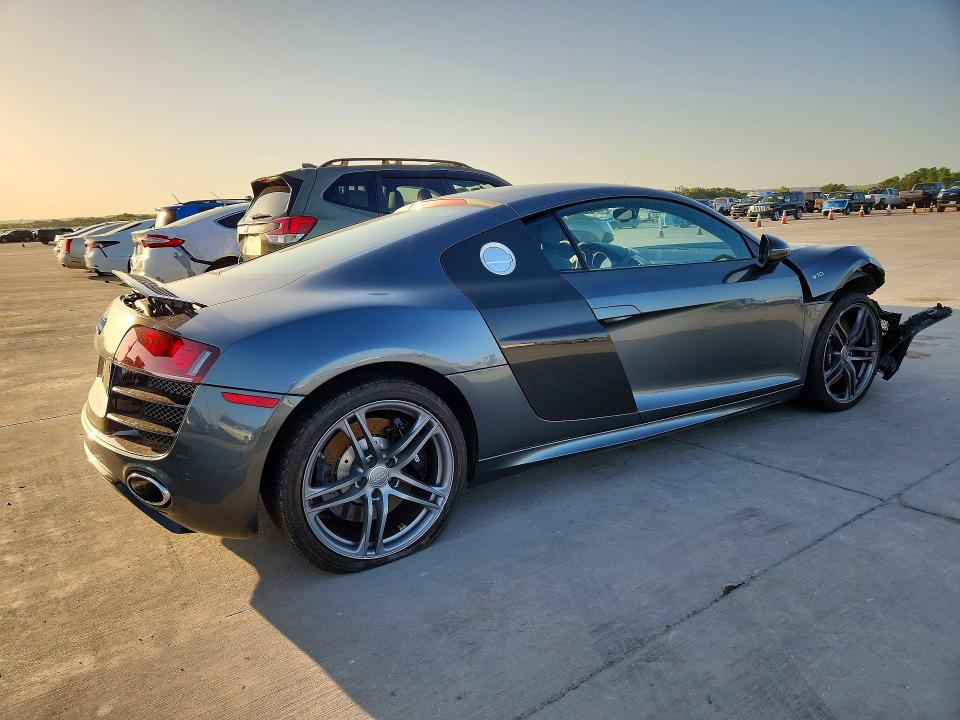 2012 Audi R8 VIN WUAGNAFG5CN001102 COPART salvage auction — FRONT END, Tx - Salvage Vehicle Title, sold $22,500 on 2026-07-27 (photo 3)