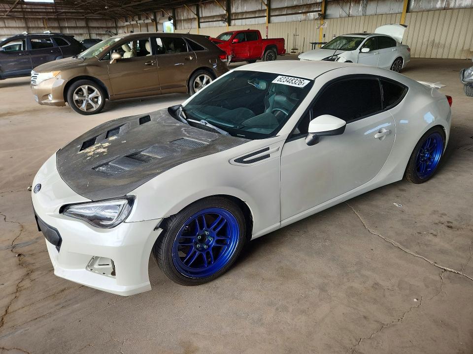 2013 Subaru Brz VIN JF1ZCAC11D1607264 COPART salvage auction — FRONT END, Ca - Salvage Certificate, sold $2,750 on 2026-07-27 (photo 1)