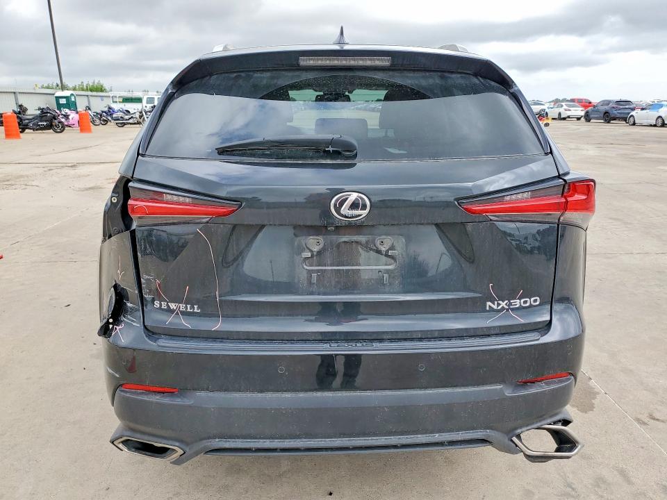 2018 Lexus Nx VIN JTJYARBZ6J2097627 COPART salvage auction — REAR END, Tx - Salvage Vehicle Title, sold $10,100 on 2026-07-30 (photo 6)