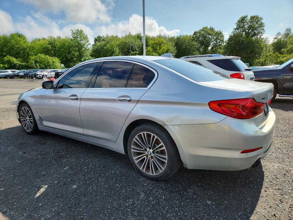 2018 BMW 5 series VIN WBAJA7C55JWC75489 COPART salvage auction — FRONT END, WV - CERTIFICATE OF TITLE (P), sold $7,400 on 2026-08-03 (photo 2)