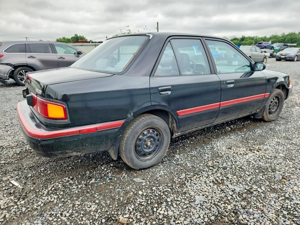 1990 Mazda Protege VIN JM1BG2246L0169203 COPART salvage auction — FRONT END, NJ - CERT OF TITLE-SALVAGE, sold $400 on 2026-07-31 (photo 3)