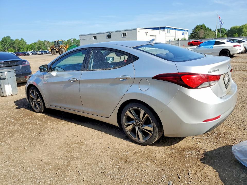 2016 Hyundai Elantra VIN KMHDH4AH2GU495659 COPART salvage auction — FRONT END, On - Permit No Brand - Unfit, sold $1,100 on 2026-07-14 (photo 2)