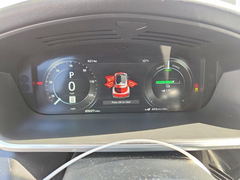 2020 Jaguar I-pace VIN SADHB2S14L1F85329 COPART salvage auction — FRONT END, Ca - Salvage Certificate, sold $7,400 on 2026-08-25 (photo 9)