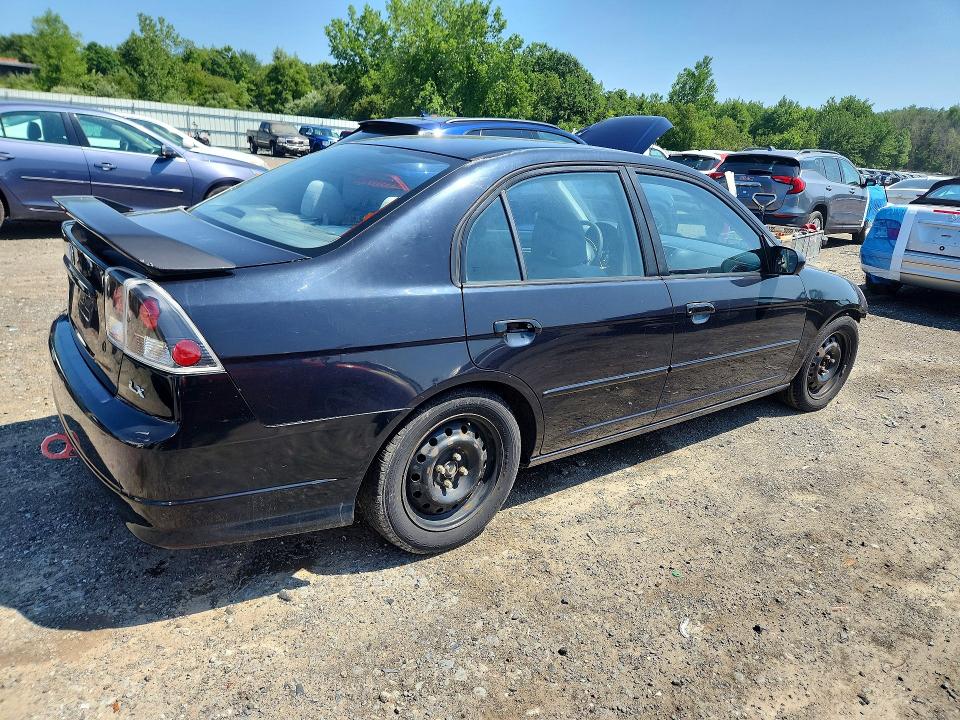 2004 Honda Civic VIN 2HGES16594H523383 COPART salvage auction — FRONT END, Ma - Cert Of Title-Reconstrctd Coll, sold $125 on 2026-07-22 (photo 3)