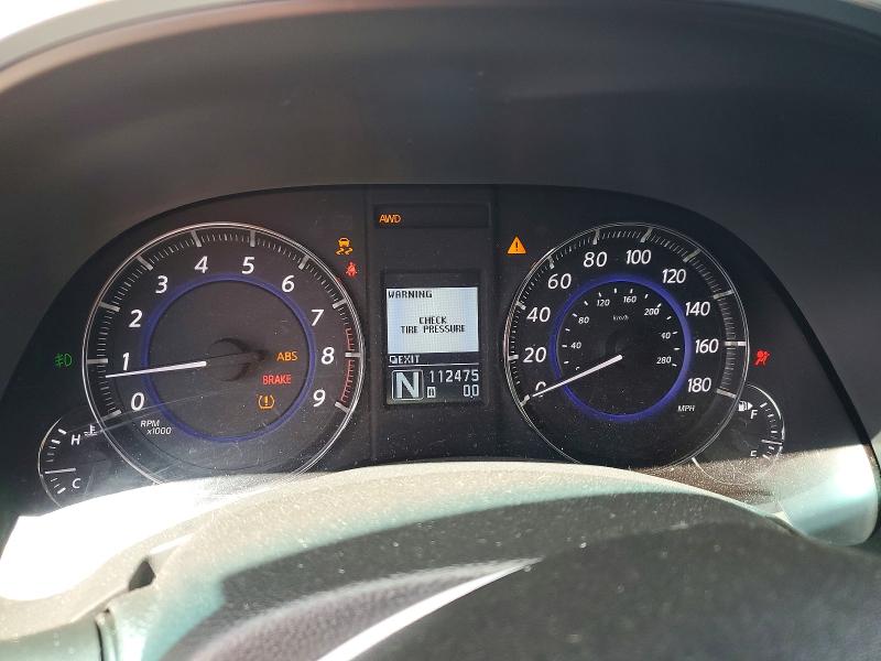 2013 Infiniti Fx VIN JN8CS1MW8DM170685 COPART salvage auction — FRONT END, WA - BILL OF SALE, sold $800 on 2026-07-20 (photo 9)