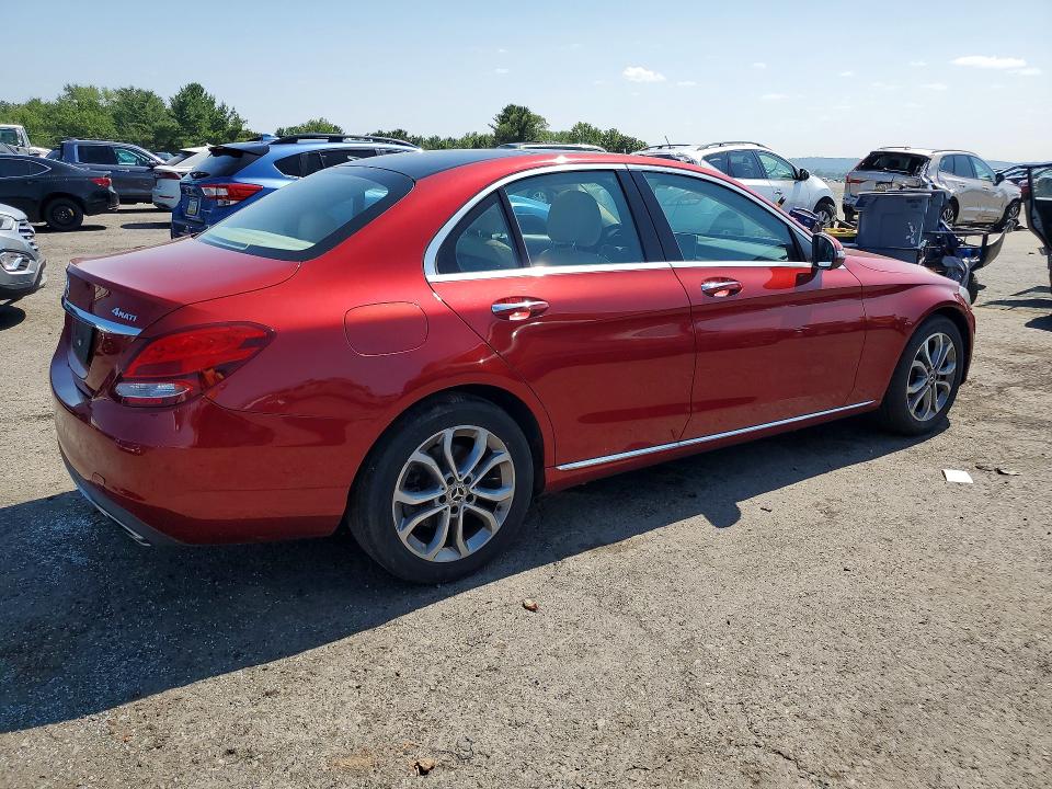 2017 Mercedes-benz C class VIN 55SWF4KB6HU221144 COPART salvage auction — MECHANICAL, PA - CERT OF TITLE, sold $200 on 2026-07-24 (photo 3)