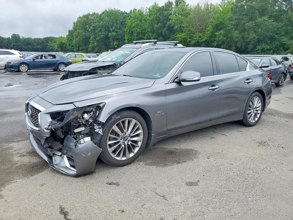 2019 Infiniti VIN JN1EV7AR0KM550021 COPART salvage auction — FRONT END, Nj - Cert Of Title-Salvage, sold $3,650 on 2026-07-23 (photo 1)