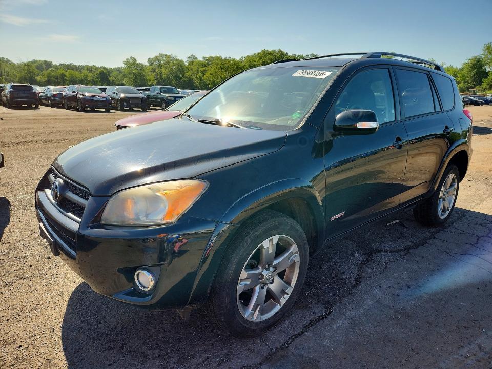 2010 Toyota Rav4 VIN JTMRF4DV8A5028636 COPART salvage auction — UNDERCARRIAGE, Ct - Cert Of Title-Salvage, sold $2,800 on 2026-07-14 (photo 1)