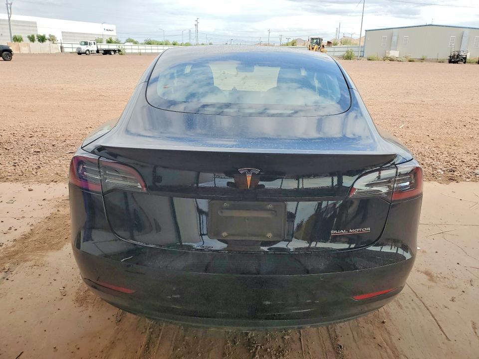 2022 Tesla Model 3 VIN 5YJ3E1ECXNF296385 COPART salvage auction — FRONT END, Az - Cert Of Title - Salvage, sold $7,000 on 2026-07-30 (photo 6)