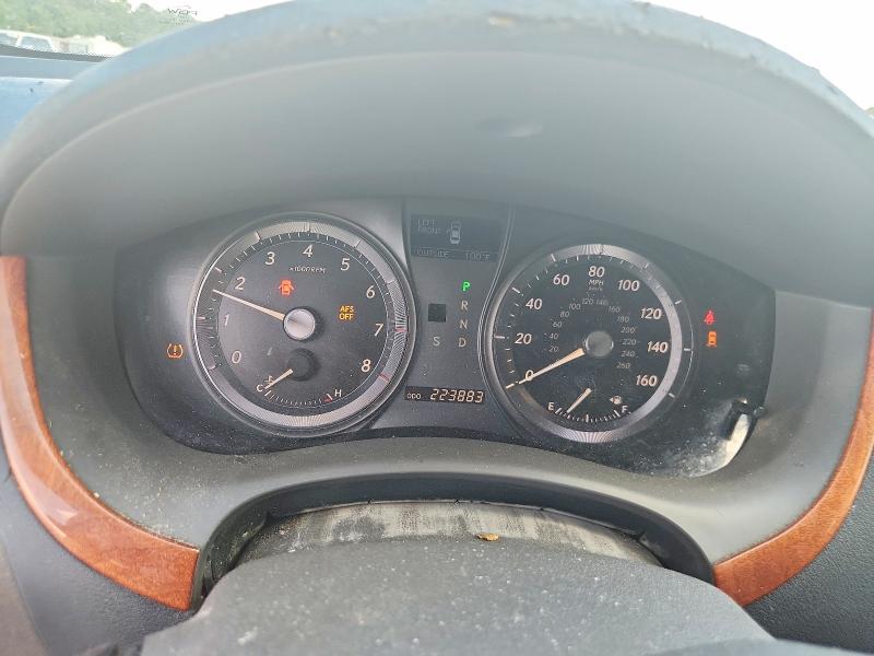 2007 Lexus Es 350 VIN JTHBJ46G372138128 COPART salvage auction — FRONT END, Ms - Cert Of Title-Rebuilt, sold $900 on 2026-07-17 (photo 9)