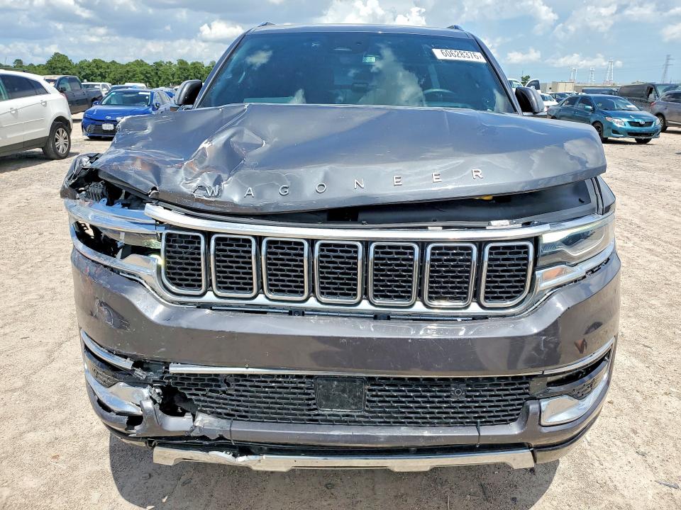2022 Jeep Grand wagoneer VIN 1C4SJUDT9NS206978 COPART salvage auction — FRONT END, La - Cert Of Title-Salvage, sold $12,500 on 2026-07-28 (photo 5)