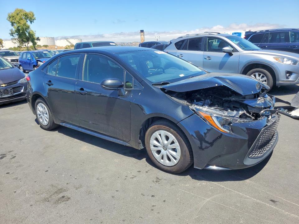 2022 Toyota Corolla VIN JTDEAMDEXNJ050552 COPART salvage auction — FRONT END, Ca - Salvage Certificate, sold $3,750 on 2026-07-15 (photo 4)