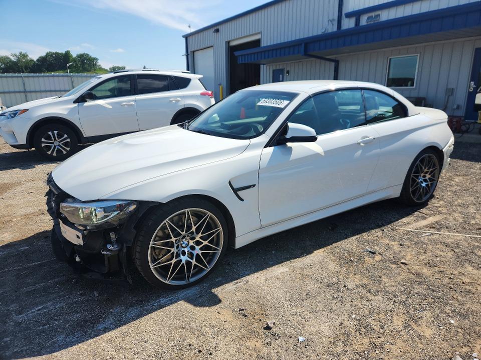 2018 BMW M4 VIN WBS4Z9C50JED31227 COPART salvage auction — REAR END, WI - CERTIFICATE OF TITLE, sold $21,600 on 2026-07-14 (photo 1)