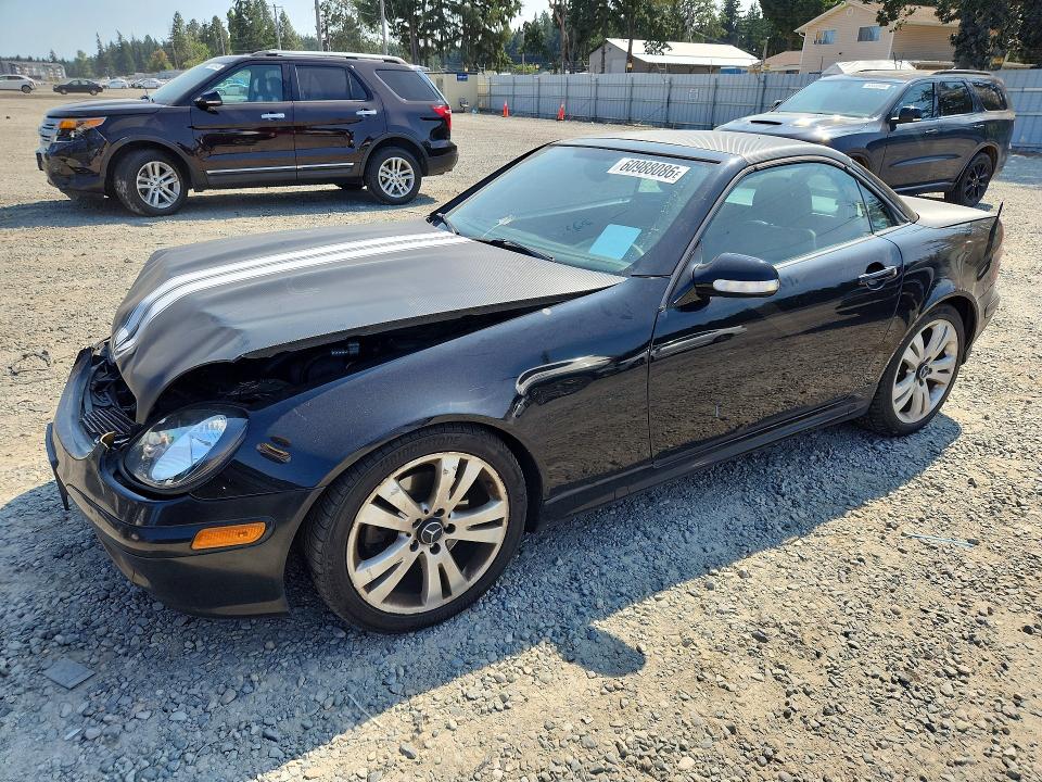 2001 Mercedes-benz Slk-class VIN WDBKK65F51F225742 COPART salvage auction — FRONT END, Wa - Bill Of Sale, sold $275 on 2026-07-31 (photo 1)