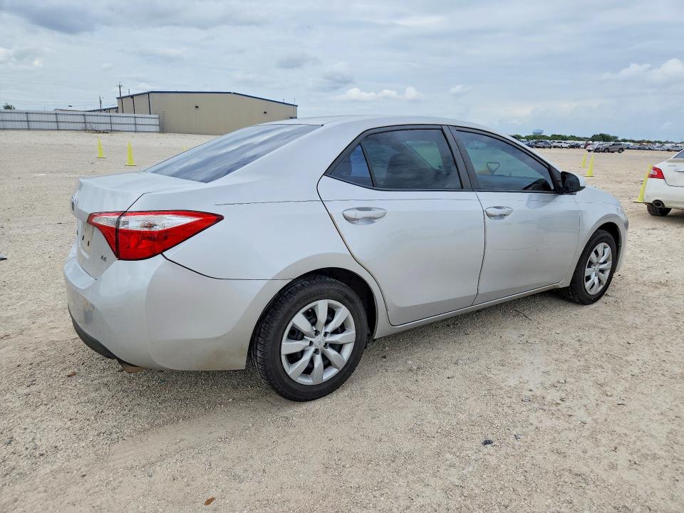 2016 Toyota Corolla VIN 5YFBURHE7GP411106 COPART salvage auction — REAR END, Tx - Salvage Vehicle Title, sold $10 on 2026-07-30 (photo 3)